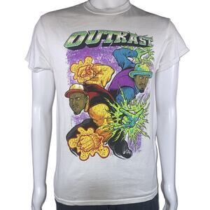 OutKast Comic Rap Super Hero Graphic Tee Shirt Music Adult Top Mens Medium
